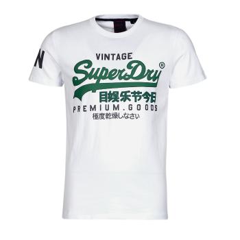 Superdry  VL TEE  Tričká s krátkym rukávom Biela