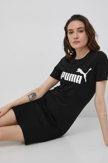 Šaty Puma 848349 čierna farba, mini, priliehavá