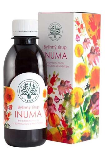 Bilegria s.r.o. INUMA - bylinný sirup na podporu imunity s echinaceou a rakytníkom 200 ml