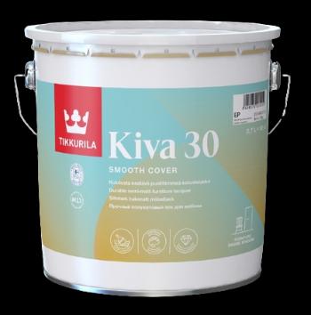 KIVA 30 - Interiérový nežltnúci lak na nábytok bezfarebný polomatný 2,7 L