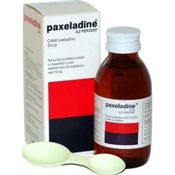 Paxeladine 0,2 PERCENT sirup na suchý kašeľ 100 ml