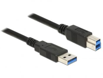 Delock #####USB-Kabel #####USB 3.2 Gen1 (USB 3.0 / USB 3.1 Gen1) #####USB-A Stecker, #####USB-B Stecker 2.00 m čierna po