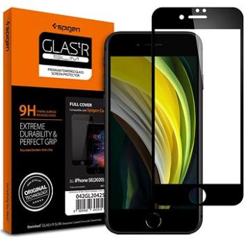 Spigen Glass FC HD Black iPhone SE 2022/SE 2020/8/7 (AGL01314)