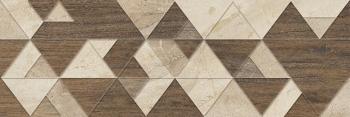 Dekor Fineza Adore ivory triangles 25x75 cm mat DADORE275TR