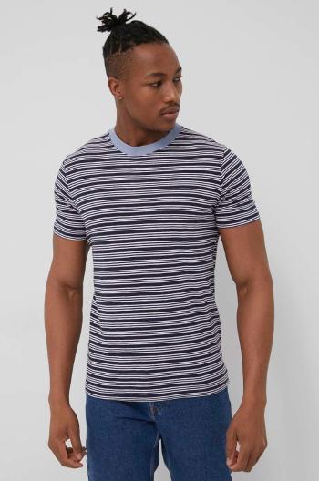 Bavlnené tričko Produkt by Jack & Jones tmavomodrá farba, vzorované
