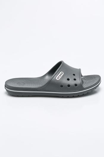 Šľapky Crocs CROCBAND II pánske, šedá farba