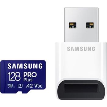 Samsung MicroSDXC 128 GB PRO Plus + USB adaptér (2023) (MB-MD128SB/WW)