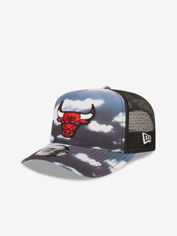 New Era Chicago Bulls Cloud All Over Print A-Frame Trucker Šiltovka Čierna