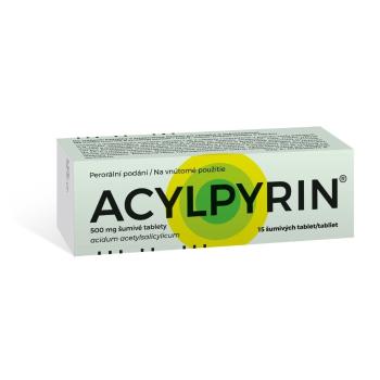 Acylpyrin 500mg proti bolesti a horúčke 15 šumivých tabliet