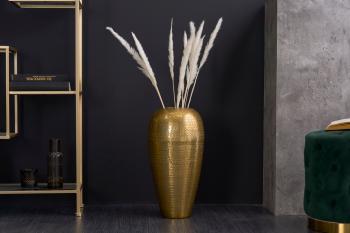 LuxD Dizajnová váza Khalil 50 cm zlatá 