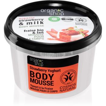 Organic Shop Strawberry & Milk telová pena 250 ml