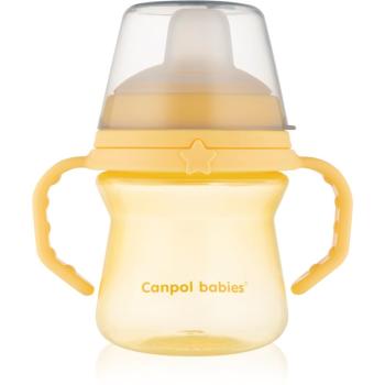 canpol babies FirstCup 150 ml hrnček Yellow 6m+ 150 ml