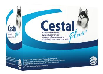 Cestal Plus žuvacie tablety pre psy 200 ks