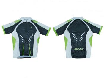 Cyklistický dres SULOV 1, zelený Oblečení velikost: M