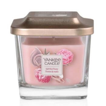 Yankee Candle Aromatická sviečka malá hranatá Elevation Salt Mist Peony 96 g