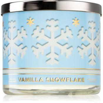 Bath & Body Works Vanilla Snowflake vonná sviečka 411 g