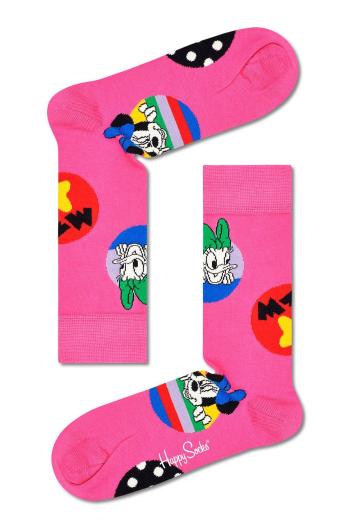 Ponožky Happy Socks x Disney Daisy & Minnie Dot pánske, ružová farba