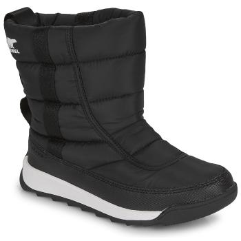 Sorel  YOUTH WHITNEY II PUFFY MID WP  Obuv do snehu Čierna