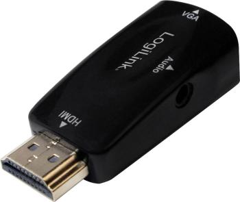 LogiLink CV0107  adaptér [1x HDMI zástrčka - 1x VGA zásuvka] čierna