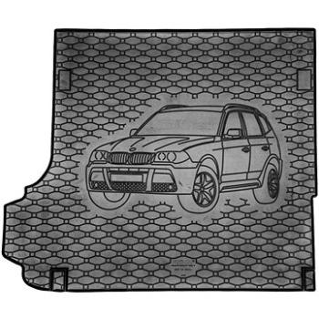 ACI BMW X3 E83 04 – 06 gumová vložka čierna do kufra s ilustráciou vozidla (0680X01C)