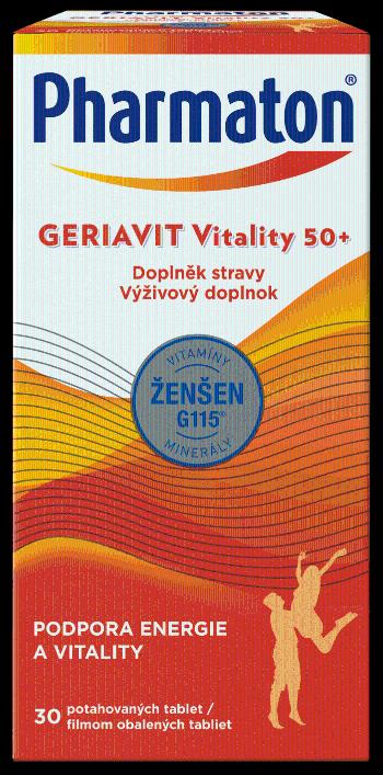 Pharmaton GERIAVIT Vitality 50+, 30 tabliet