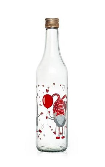 CERVE Sklenená fľaša s viečkom TORO 500ml HAPPY ELF