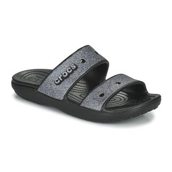 Crocs  CLASSIC CROC GLITTER II SANDAL  Šľapky Čierna