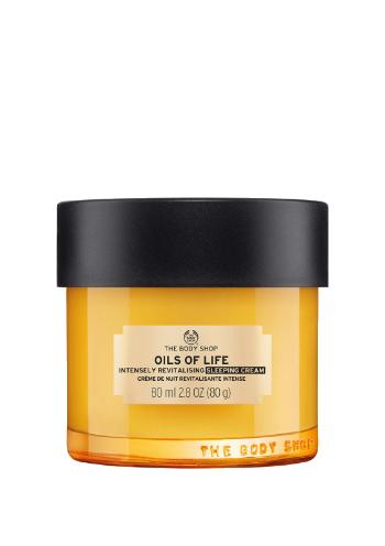 The Body Shop Nočný (Intensely Revita l ising Sleeping Cream) pleťový krém Oils Of Life 80 ml