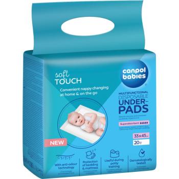 Canpol babies Disposable Underpads jednorazové prebaľovacie podložky 33x45 cm 20 ks