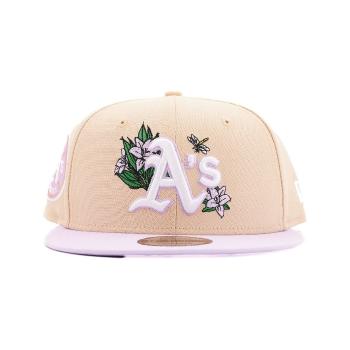 New-Era  MLB FLORAL 9FIFTY OAKATH  Šiltovky Béžová