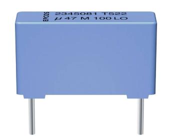 TDK B32522-C1105-K 1 ks fóliový kondenzátor MKT radiálne vývody  1 µF 100 V/AC 10 % 15 mm (d x š x v) 18 x 5 x 10.5 mm