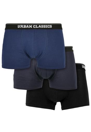 Urban Classics Organic Boxer Shorts 3-Pack darkblue+navy+black - 4XL