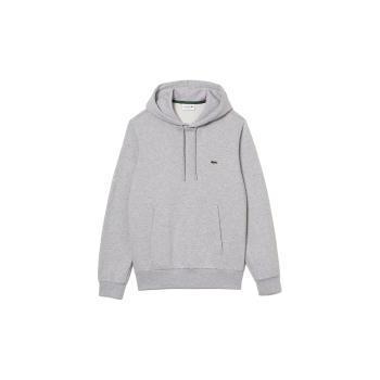 Lacoste  Organic Brushed Cotton Hoodie - Grey  Mikiny Šedá