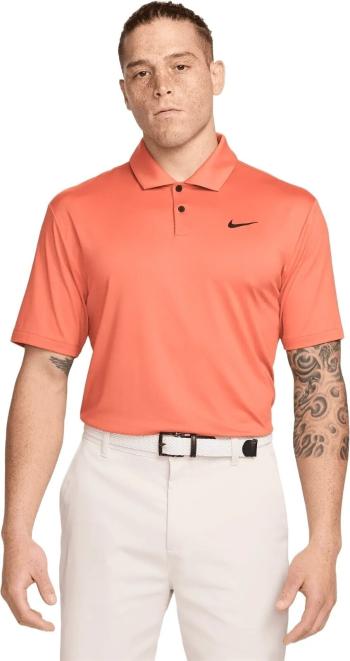 Nike Dri-Fit Tour Solid Mens Madder Root/Black S Polo košeľa