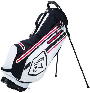 Callaway Chev Dry White/Black/Fire Red Stand Bag