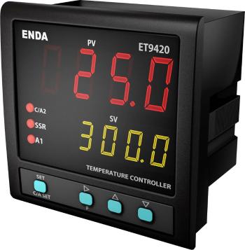Enda ET9420-230 PID termostat Pt100, J, K, T, S, R  relé 2 A, SSR (d x š x v) 88 x 96 x 96 mm