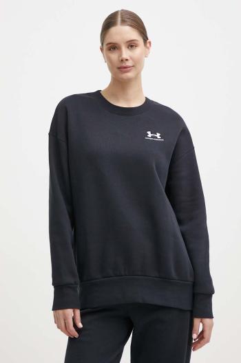 Mikina Under Armour dámska, čierna farba, s nášivkou, 1379475