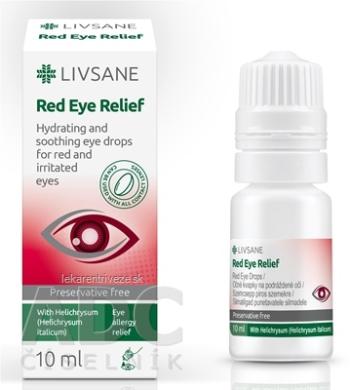 LIVSANE Očné kvapky - podráždené oči alergie, bez konzervantov, Helichrysum, 1x10 ml