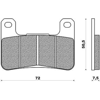 NEWFREN brzdové doštičky (zmes ROAD TOURING SINTERED) (2 ks) M502-525