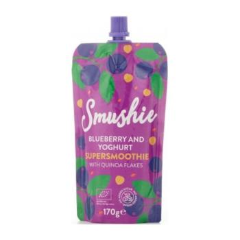 SALVEST Smushie BIO Ovocné smoothie s čučoriedkami, jogurtom a quinoa (170 g)