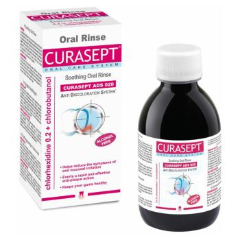 CURASEPT ADS Soothing Ústna voda s chlórbutanolom 0,2%CHX 200 ml