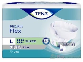 TENA Flex Super L inkontinenčné nohavičky s rýchloupevňovacím pásom 30 ks