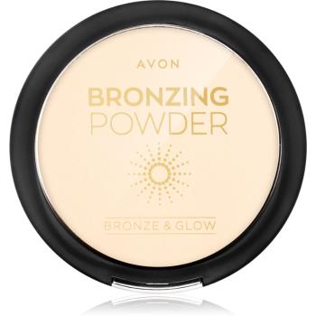 Avon Bronze & Glow bronzujúci púder odtieň Golden Bronze 13,5 g