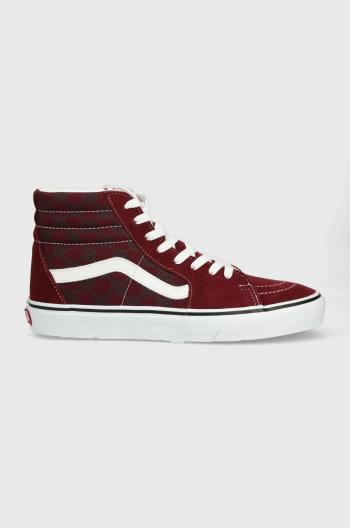 Tenisky Vans SK8-Hi pánske, bordová farba, VN0005U94QU1