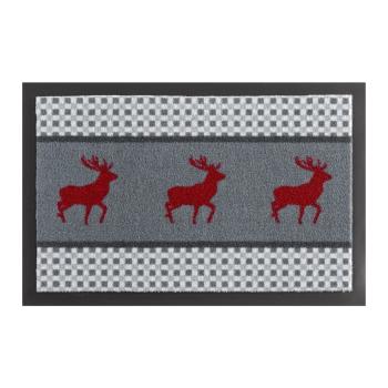 Sivá rohožka Hanse Home Deer, 40 × 60 cm