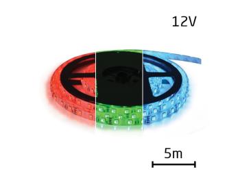 LED pásik 12V 335 (bočný) 60LED/m IP20 max. 4.8W/m R-G-B multicolor (1ks=cievka 5m)