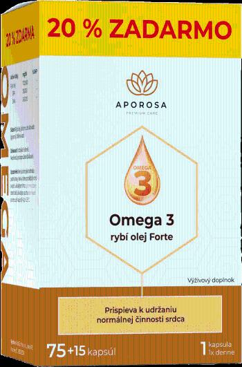 Aporosa Omega 3 rybí olej Forte 90 kapsúl