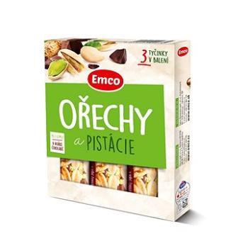 Emco Tyčinka s orechmi a pistáciou 3 × 35g (8595229909774)