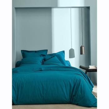 Blancheporte Jednofarebná posteľná bielizeň perkál, zn. Colombine pávie modrá napínacia plachta 180x200cm