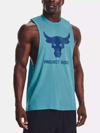 Under Armour UA Project Rock Brahma Bull Tielko Modrá